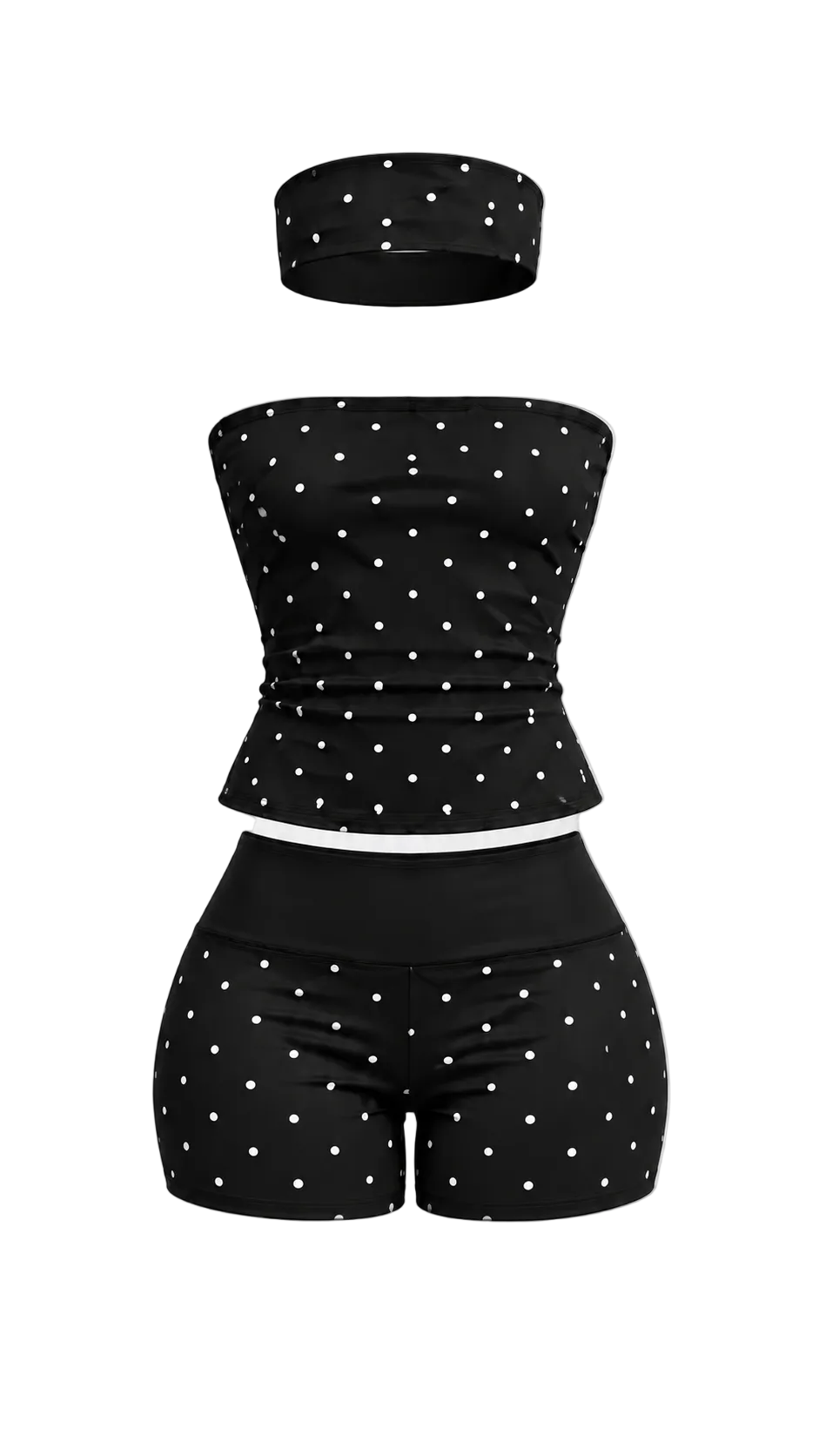 Polka Dot Shorts Set