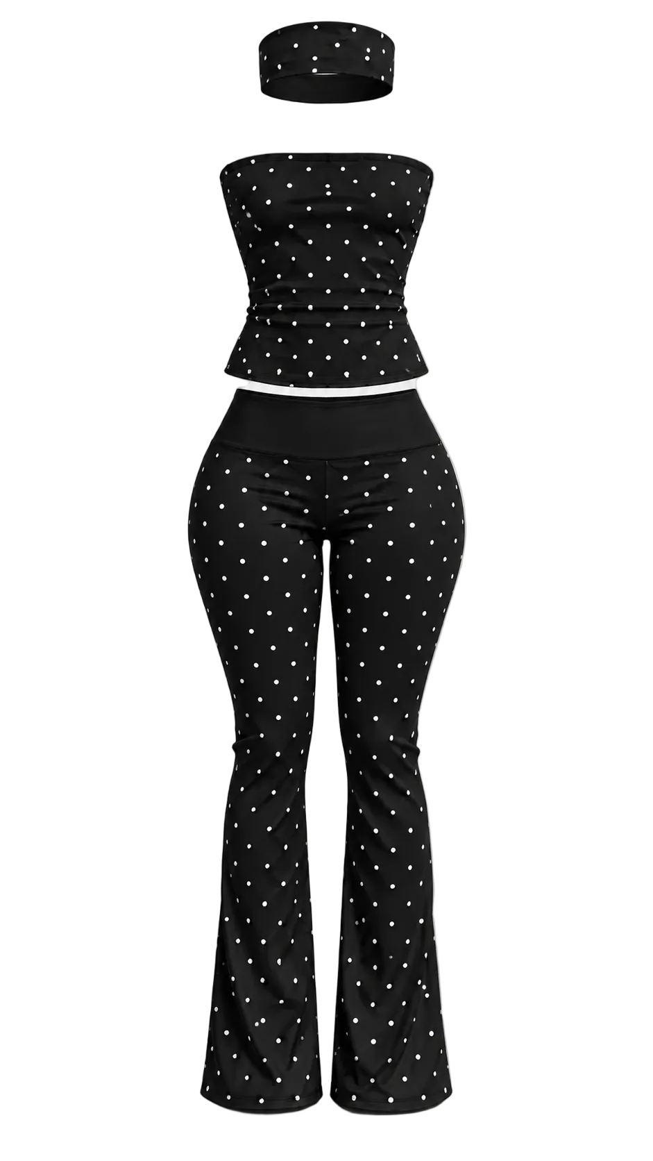 Polka Dot Dream Flare Leggings Set