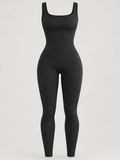 Snatched Babe Textured Seamless Jumpsuit