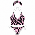 Zebra Muse 3-Piece Tankini Set