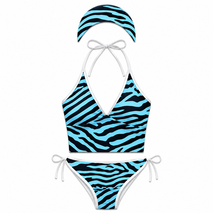 Zebra Muse 3-Piece Tankini Set