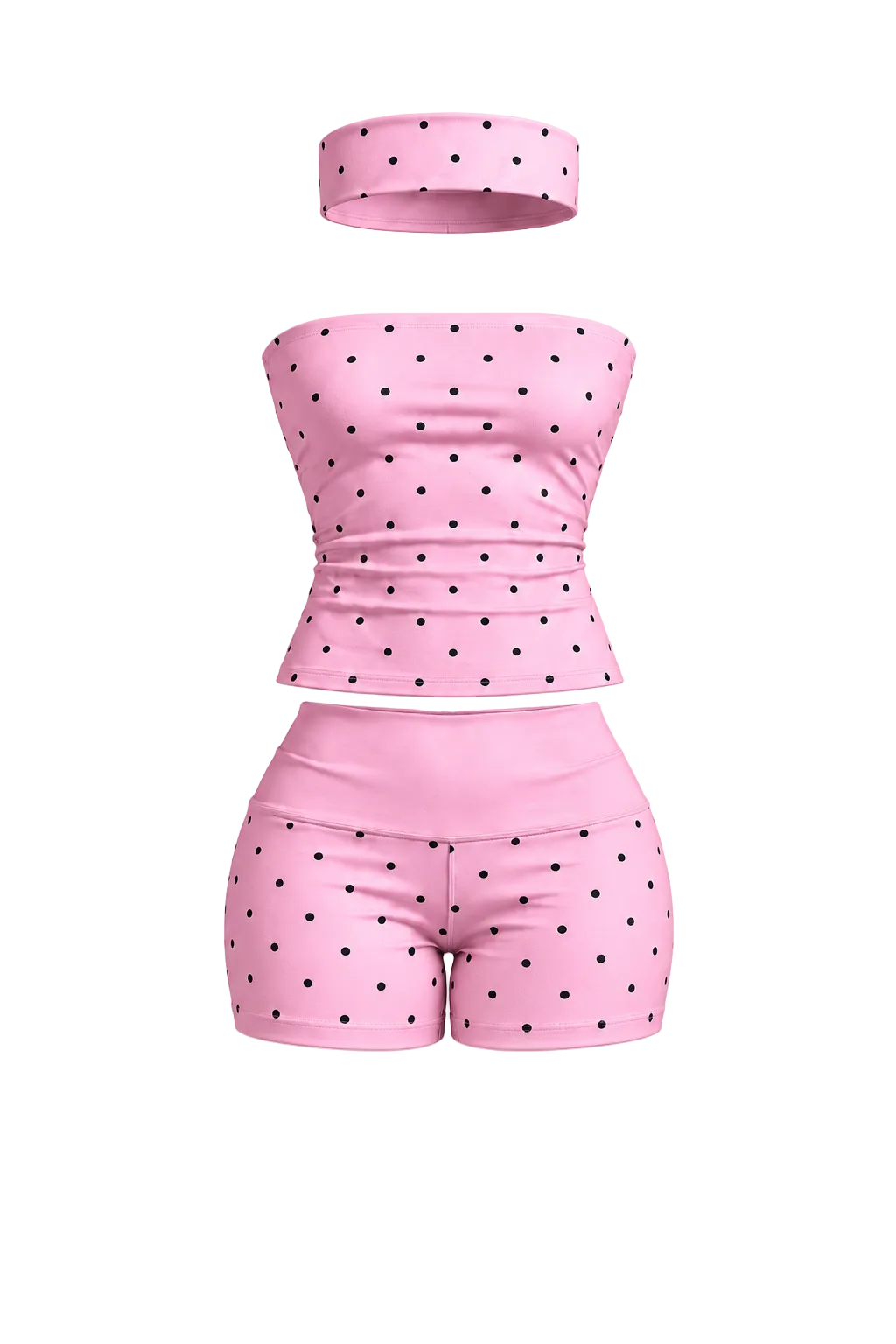 Polka Dot Shorts Set